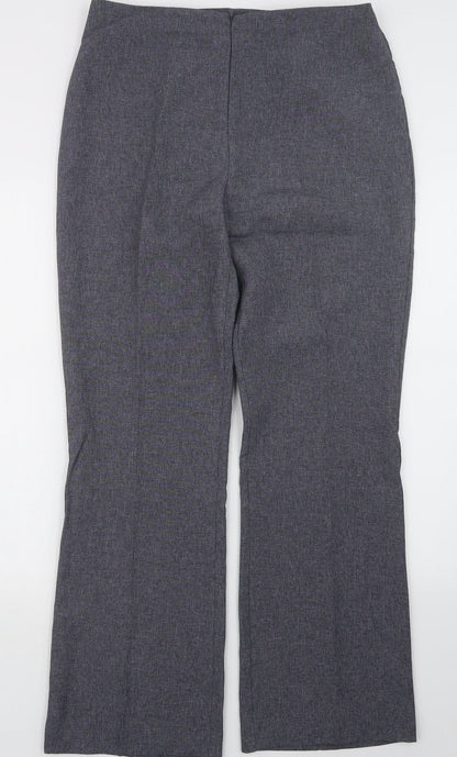 Florence + Fred Womens Grey   Trousers  Size 14 L30 in