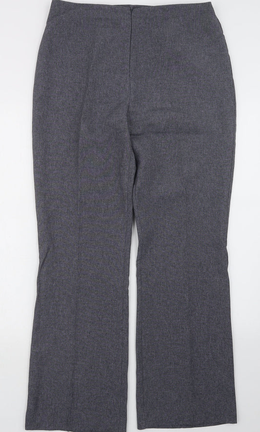 Florence + Fred Womens Grey   Trousers  Size 14 L30 in