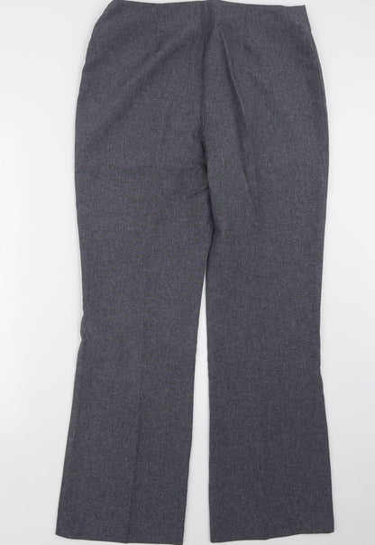 Florence + Fred Womens Grey   Trousers  Size 14 L30 in
