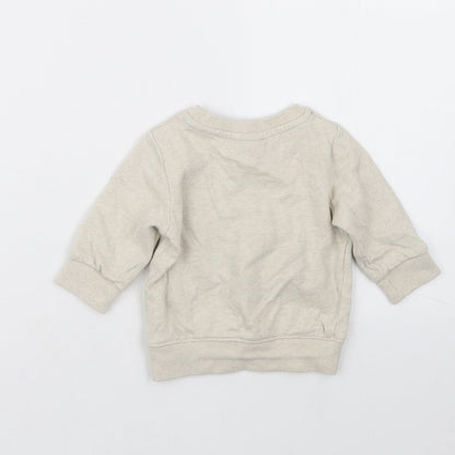 NEXT Boys Beige   Pullover Jumper Size 3-6 Months