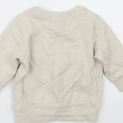 NEXT Boys Beige   Pullover Jumper Size 3-6 Months