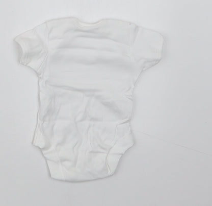 George Baby White   Babygrow One-Piece Size Newborn