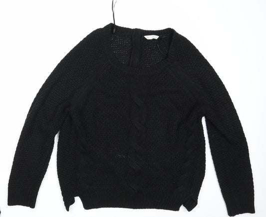 Love Knitwear Womens Black   Pullover Jumper One Size