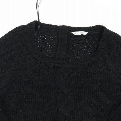 Love Knitwear Womens Black   Pullover Jumper One Size