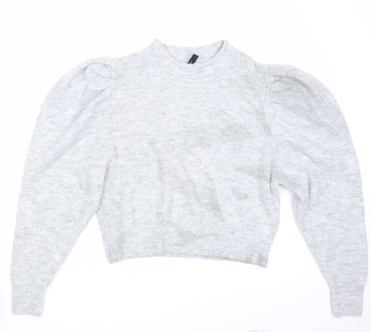 Womens UK Size M H&M Grey Pullover Jumper