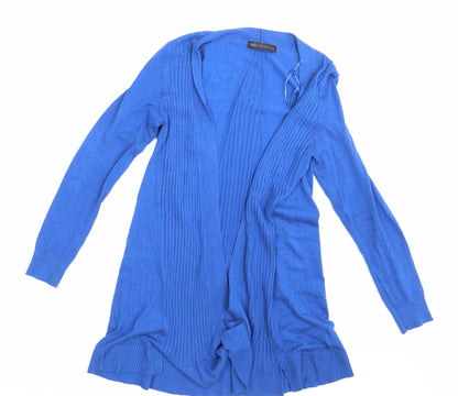 Womens UK Size S M&S Blue Wrap Jumper