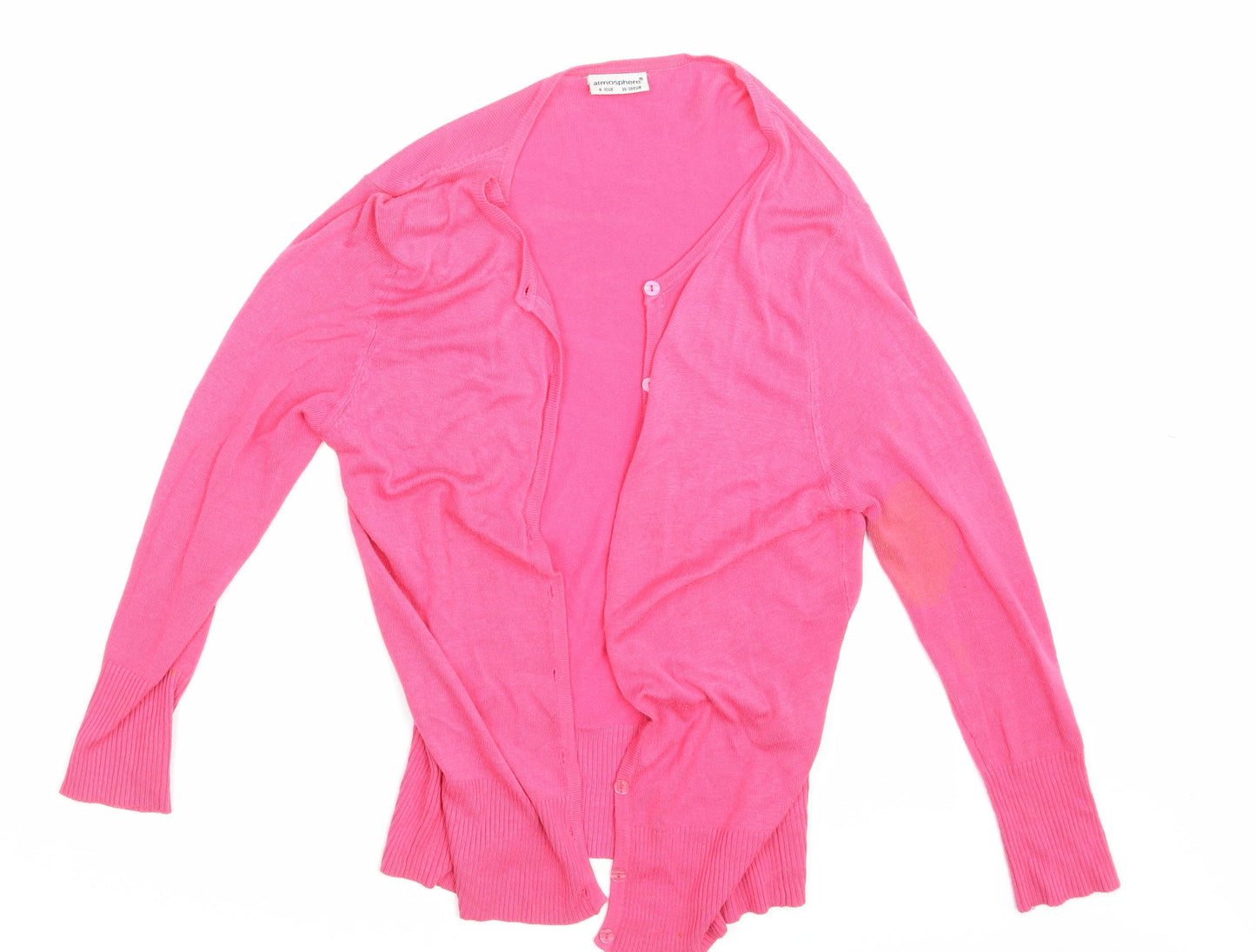 Womens UK Size 8 Atmosphere Pink Wrap Jumper