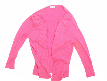 Womens UK Size 8 Atmosphere Pink Wrap Jumper