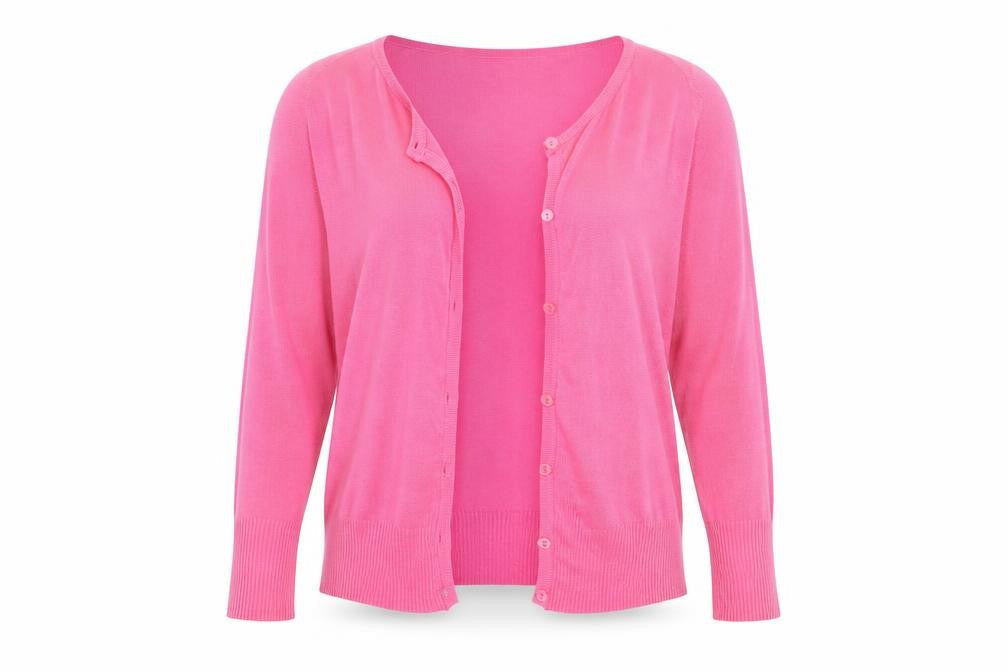 Womens UK Size 8 Atmosphere Pink Wrap Jumper