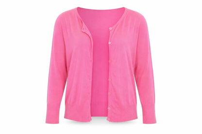 Womens UK Size 8 Atmosphere Pink Wrap Jumper