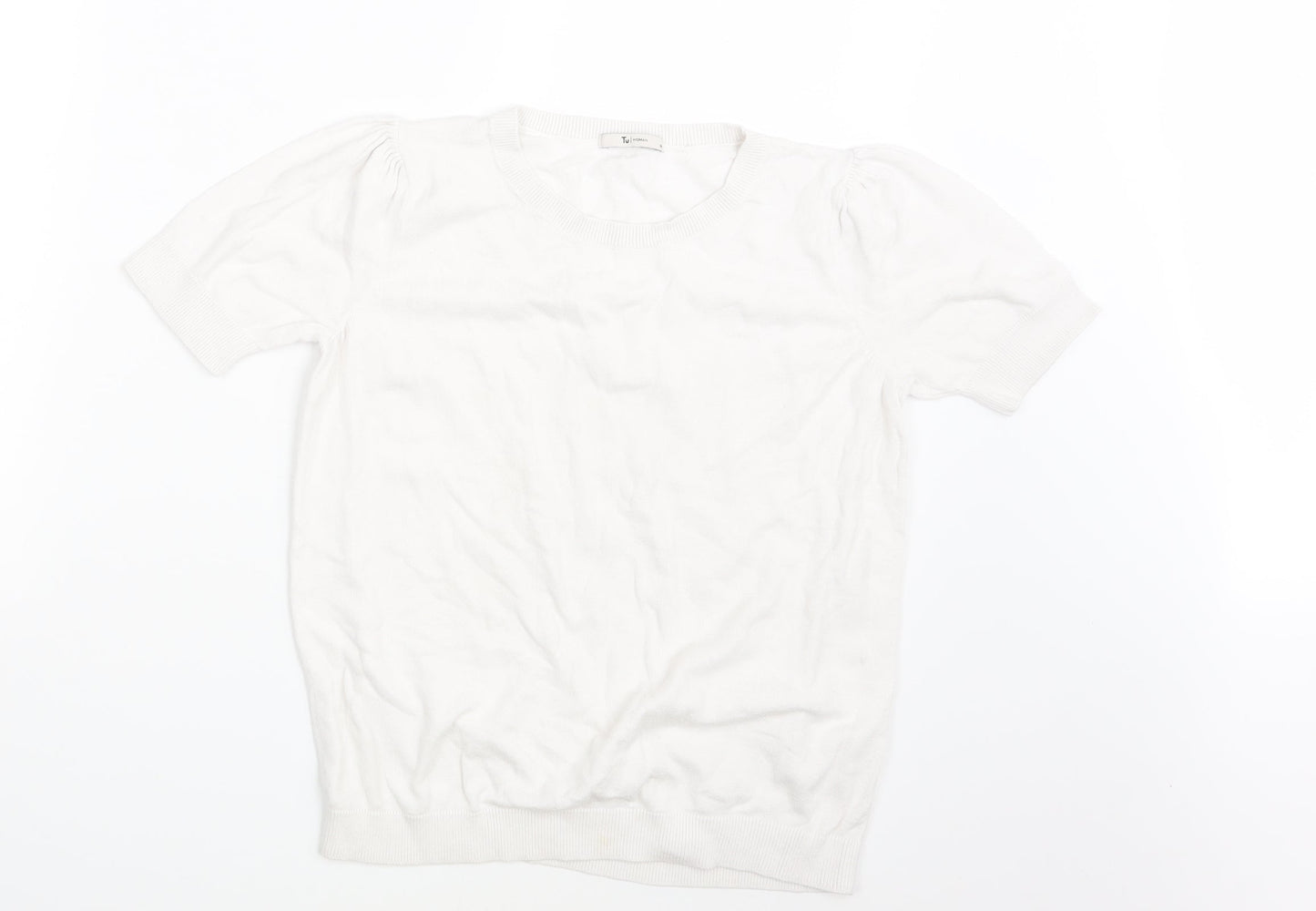 TU Womens White   Pullover Jumper Size 14