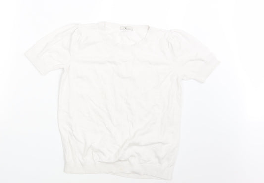 TU Womens White   Pullover Jumper Size 14