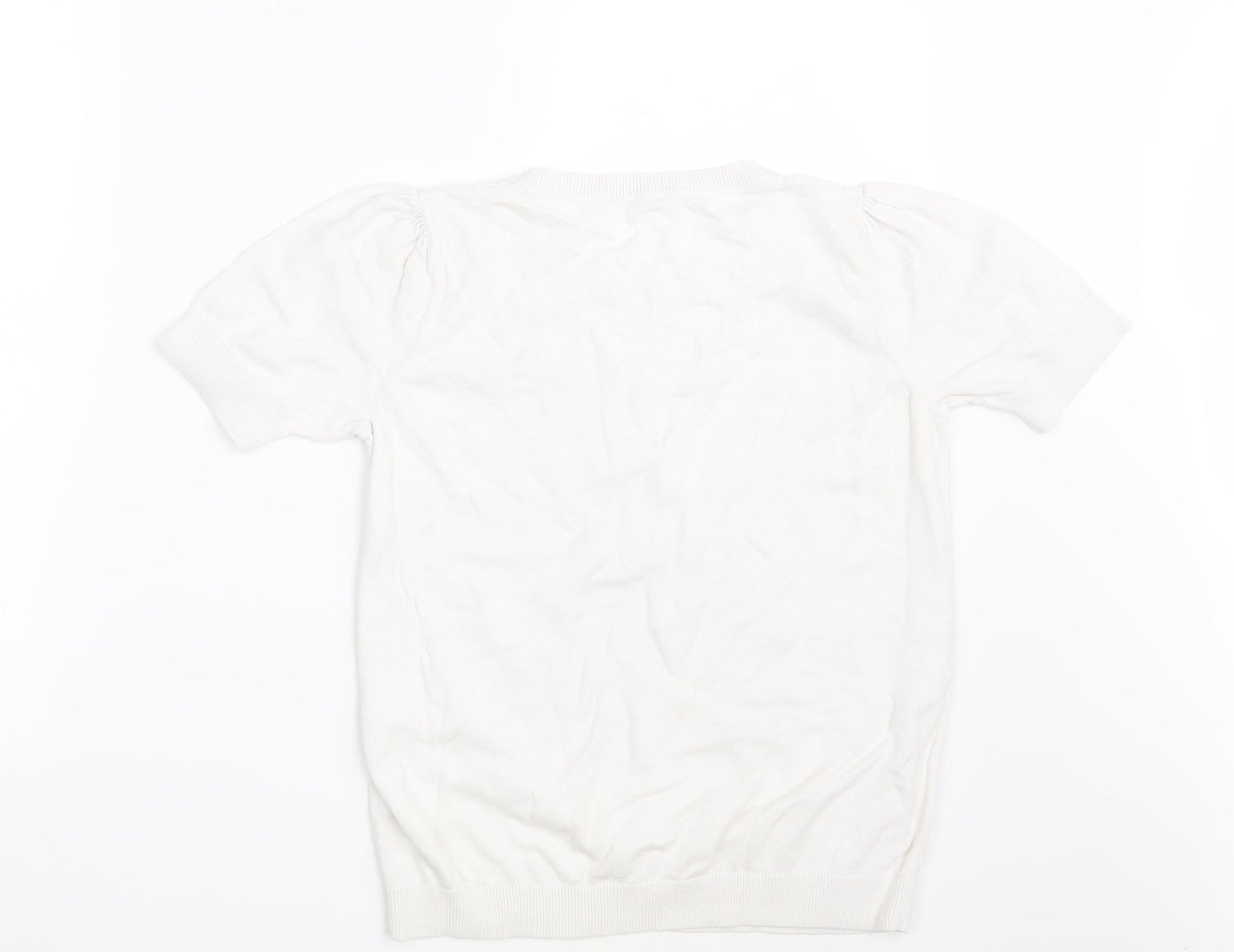 TU Womens White   Pullover Jumper Size 14