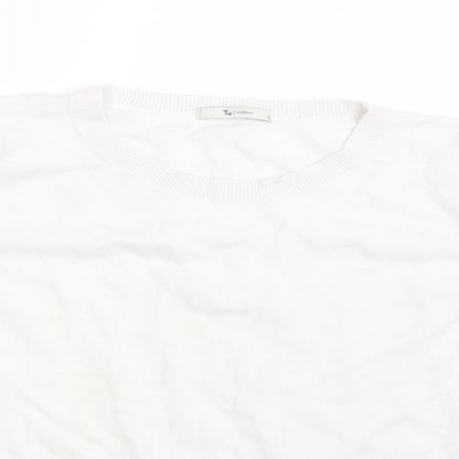 TU Womens White   Pullover Jumper Size 14