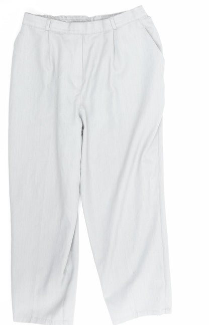 Womens UK Size 18 M&S Regular Fit  Grey Trousers