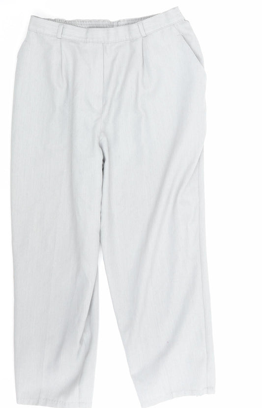 Womens UK Size 18 M&S Regular Fit  Grey Trousers
