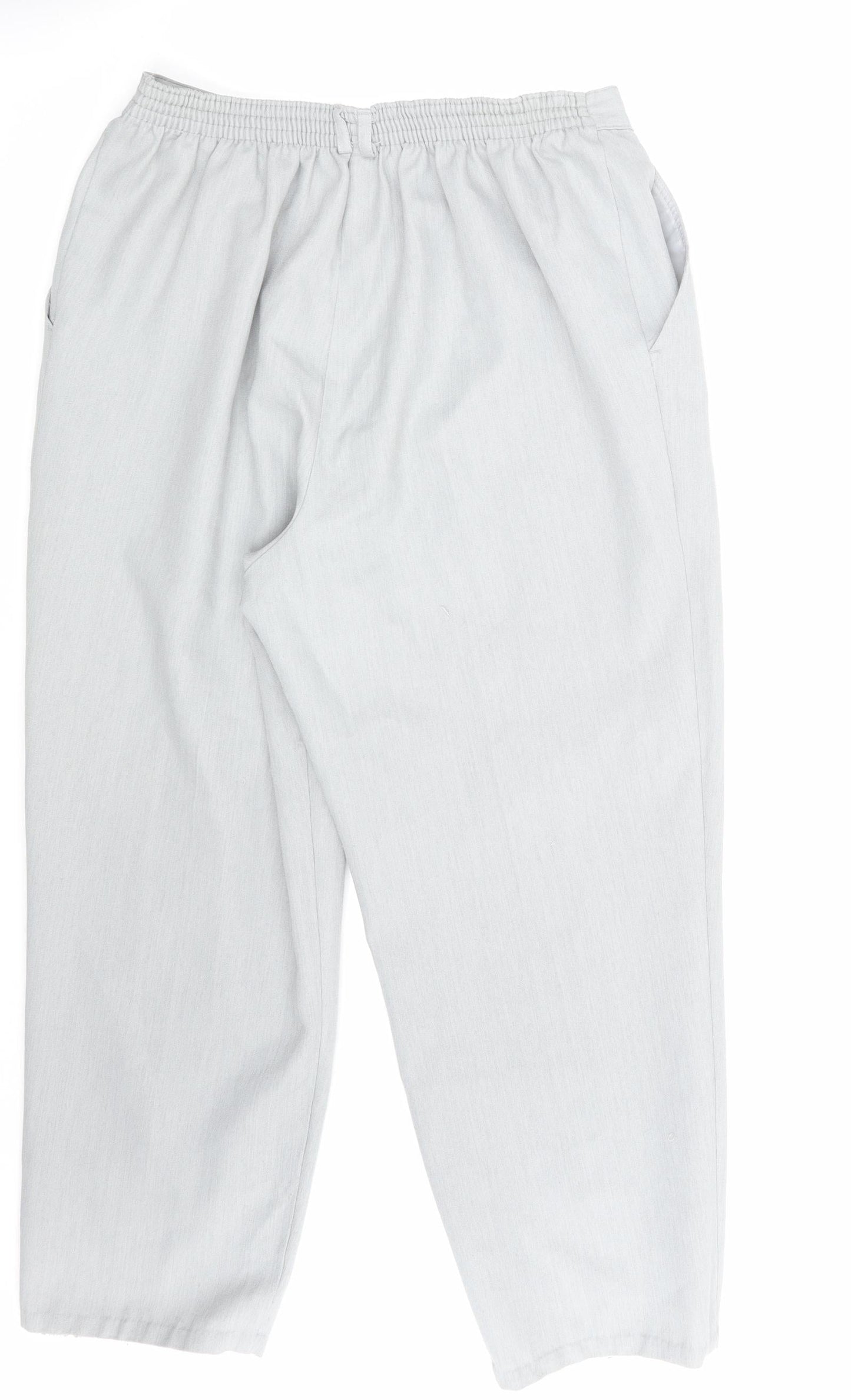Womens UK Size 18 M&S Regular Fit  Grey Trousers