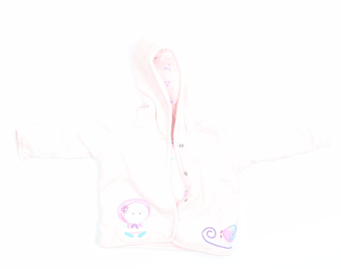 M&S Girls Pink   Jacket Coat Size 0-3 Months