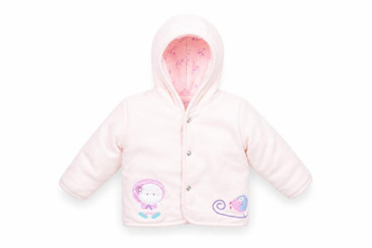 M&S Girls Pink   Jacket Coat Size 0-3 Months