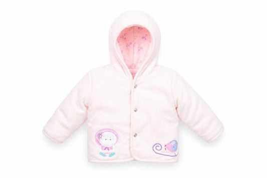 M&S Girls Pink   Jacket Coat Size 0-3 Months