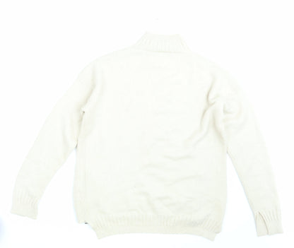 Love Knitwear Womens Ivory   Pullover Jumper Size 14