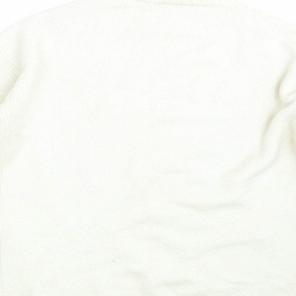 Love Knitwear Womens Ivory   Pullover Jumper Size 14