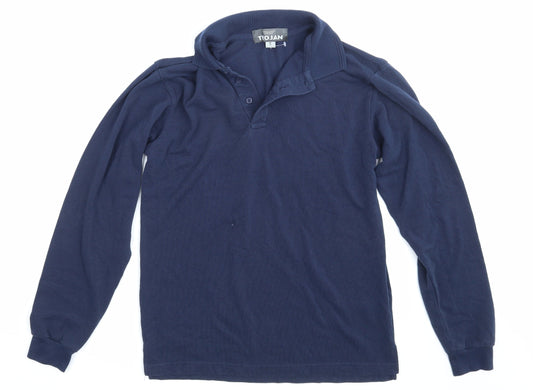 Trojan Mens Blue    Polo Size S