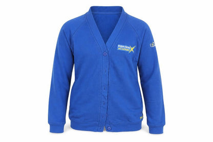 Trutex Girls Blue   Cardigan Jumper Size 9-10 Years  - EXTOL ACADEMY TRUST