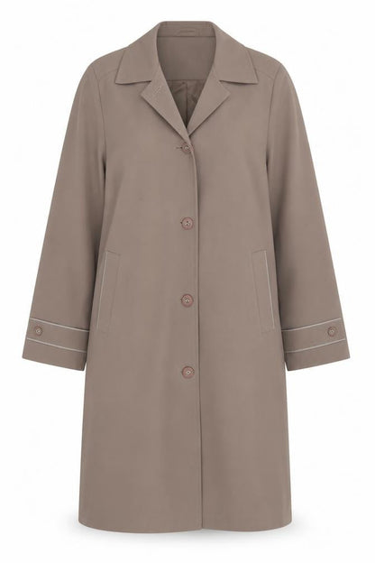 Womens UK Size 16 Deanes Purple Overcoat