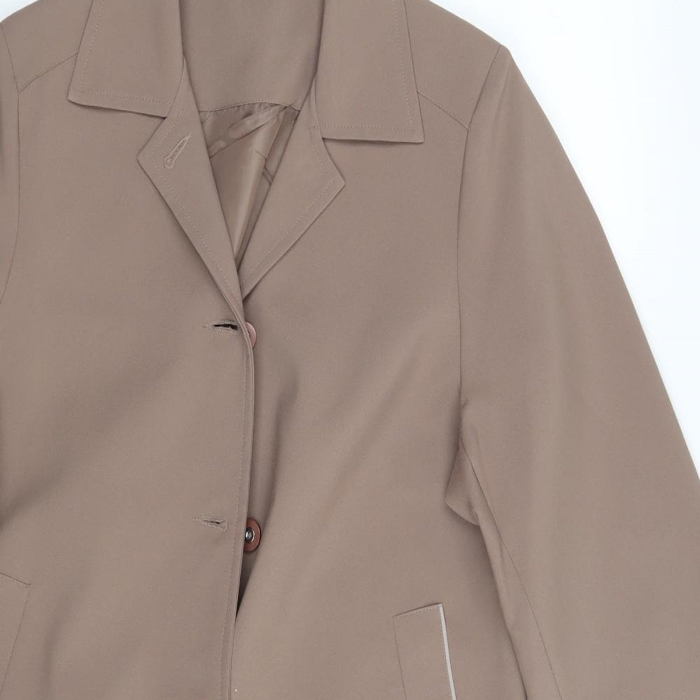 Womens UK Size 16 Deanes Purple Overcoat