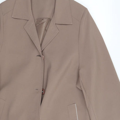 Womens UK Size 16 Deanes Purple Overcoat