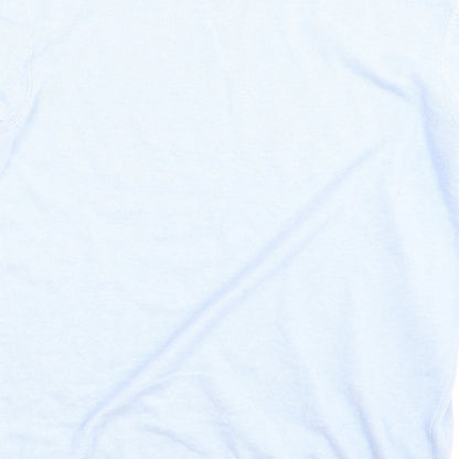 John Devin Mens Blue   Pullover Sweatshirt Size M