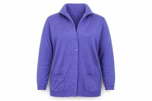 Womens UK Size 12 Anthology Blue Cardigan Jumper