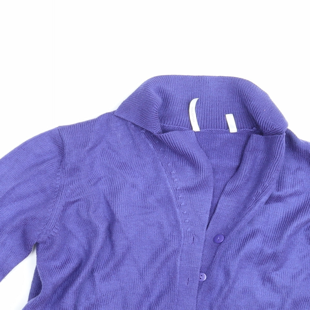 Anthology Womens Blue   Cardigan Jumper Size 12