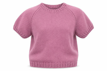 Womens UK Size One Size Preworn Pink Pullover Jumper