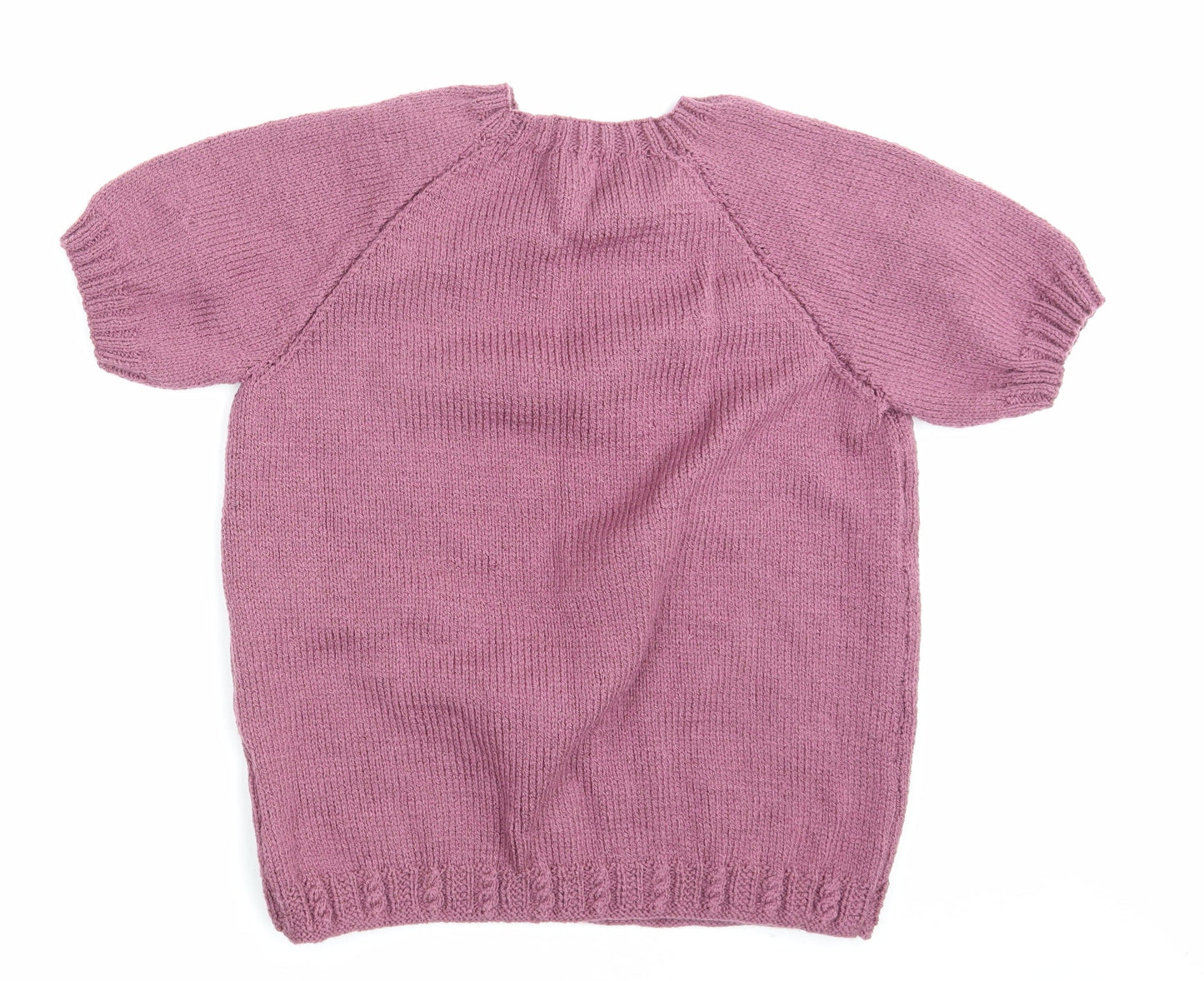 Womens UK Size One Size Preworn Pink Pullover Jumper