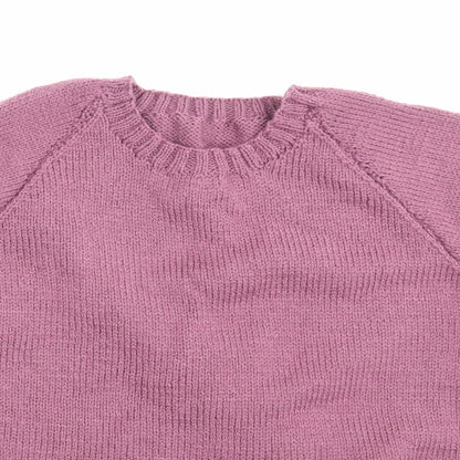 Womens UK Size One Size Preworn Pink Pullover Jumper