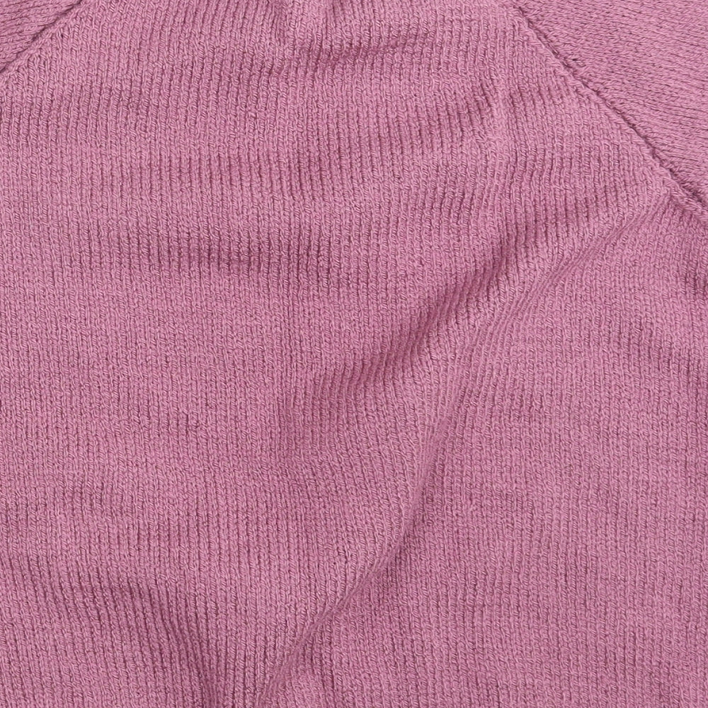 Womens UK Size One Size Preworn Pink Pullover Jumper