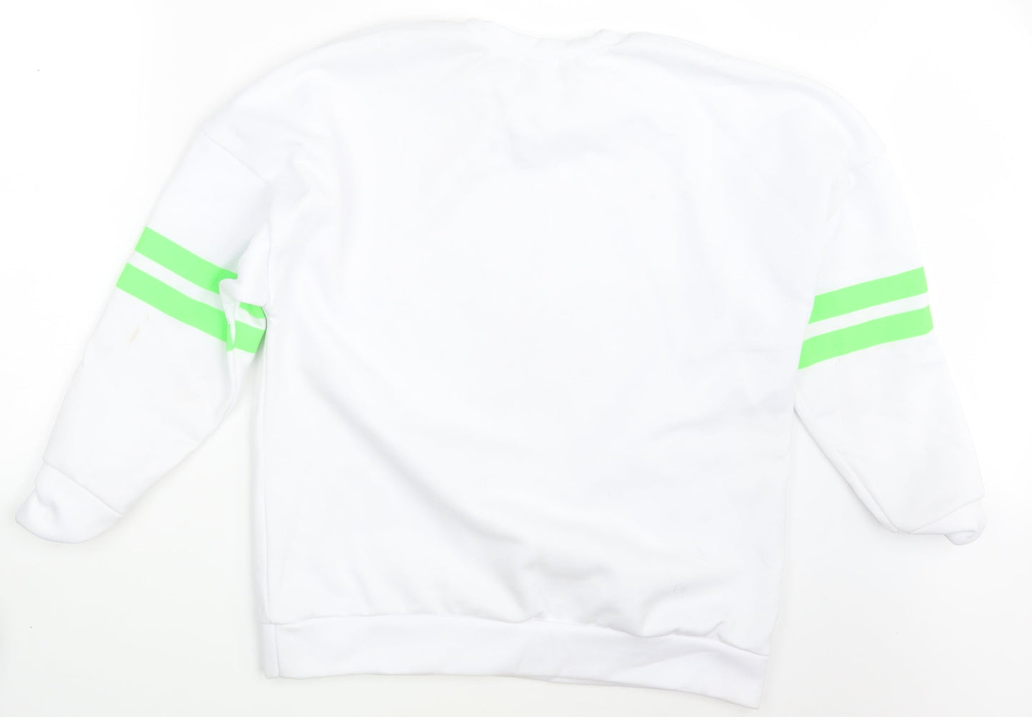 Boohoo Womens White   Pullover Jumper Size 14