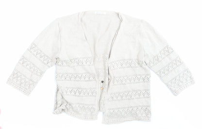 Womens UK Size 14 Berkertex Beige Cardigan Jumper