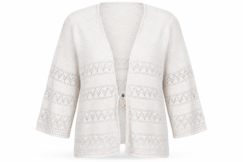 Womens UK Size 14 Berkertex Beige Cardigan Jumper