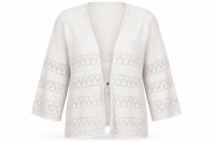 Womens UK Size 14 Berkertex Beige Cardigan Jumper