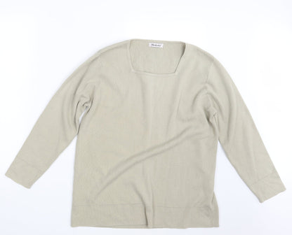 Berkertex Womens Beige   Pullover Sweatshirt Size 14