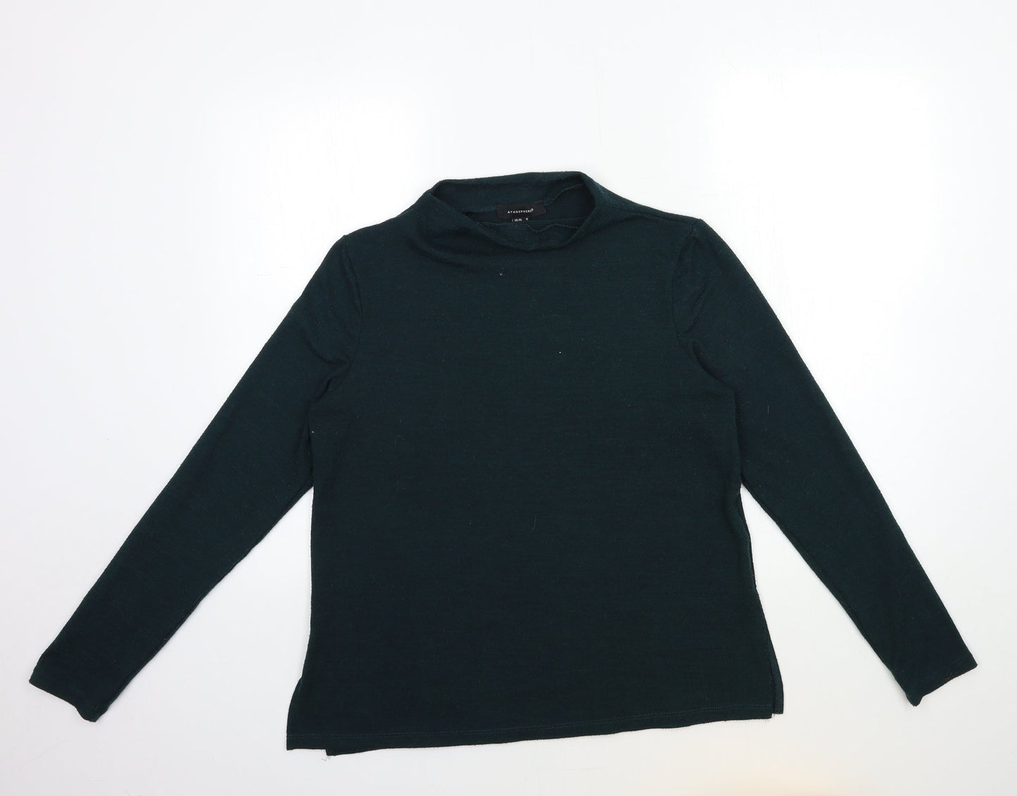Womens UK Size 12 Atmosphere Green Pullover Jumper
