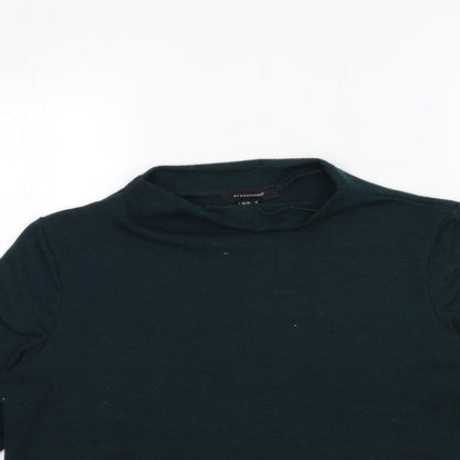 Womens UK Size 12 Atmosphere Green Pullover Jumper