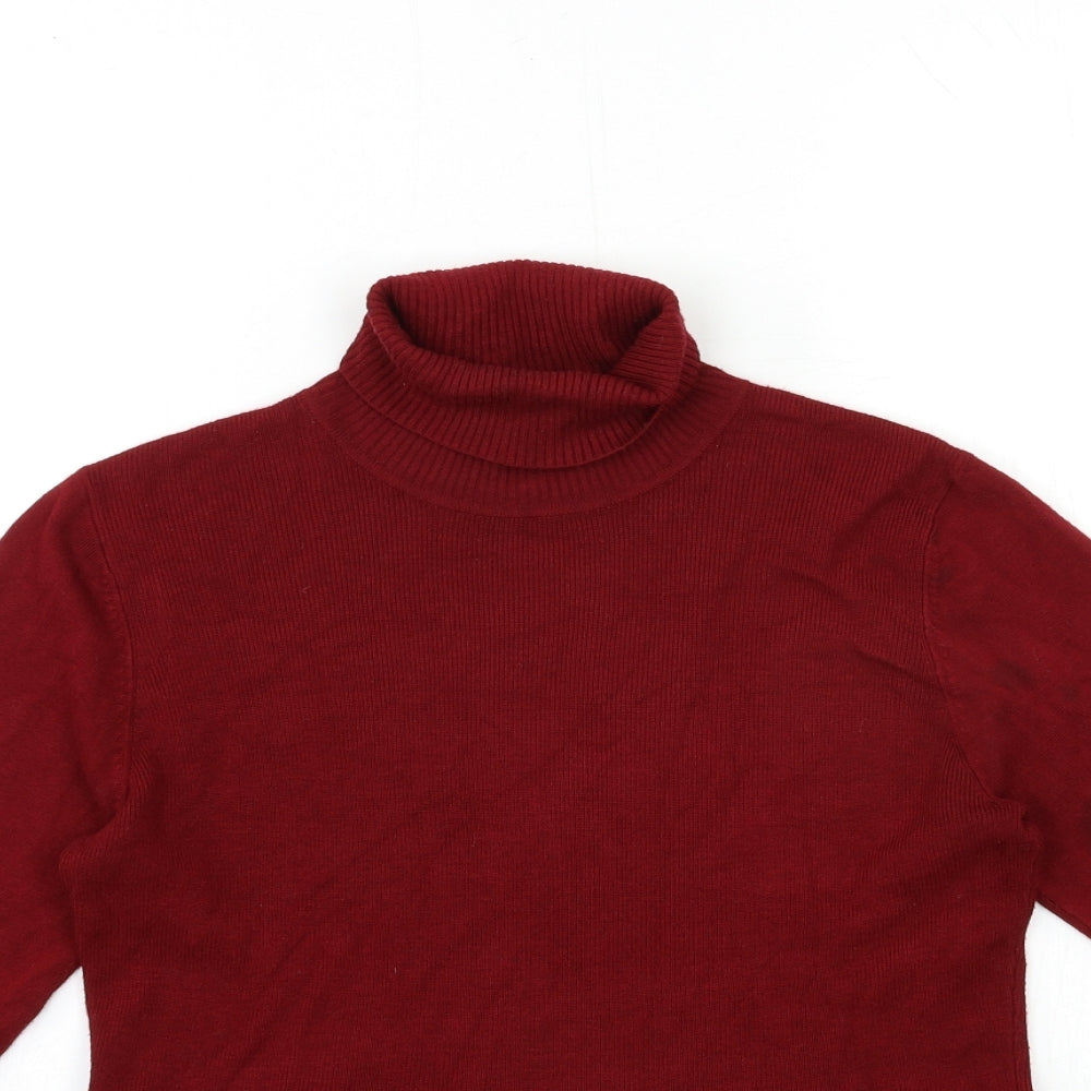 Womens UK Size 14 Marks and Spencer Red Pullover Jumper