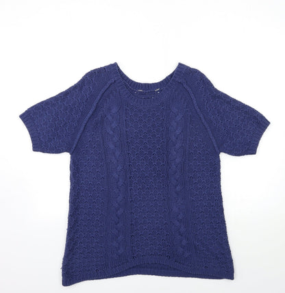 Womens UK Size 12 Dorothy Perkins Blue Pullover Jumper