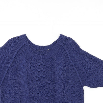Womens UK Size 12 Dorothy Perkins Blue Pullover Jumper