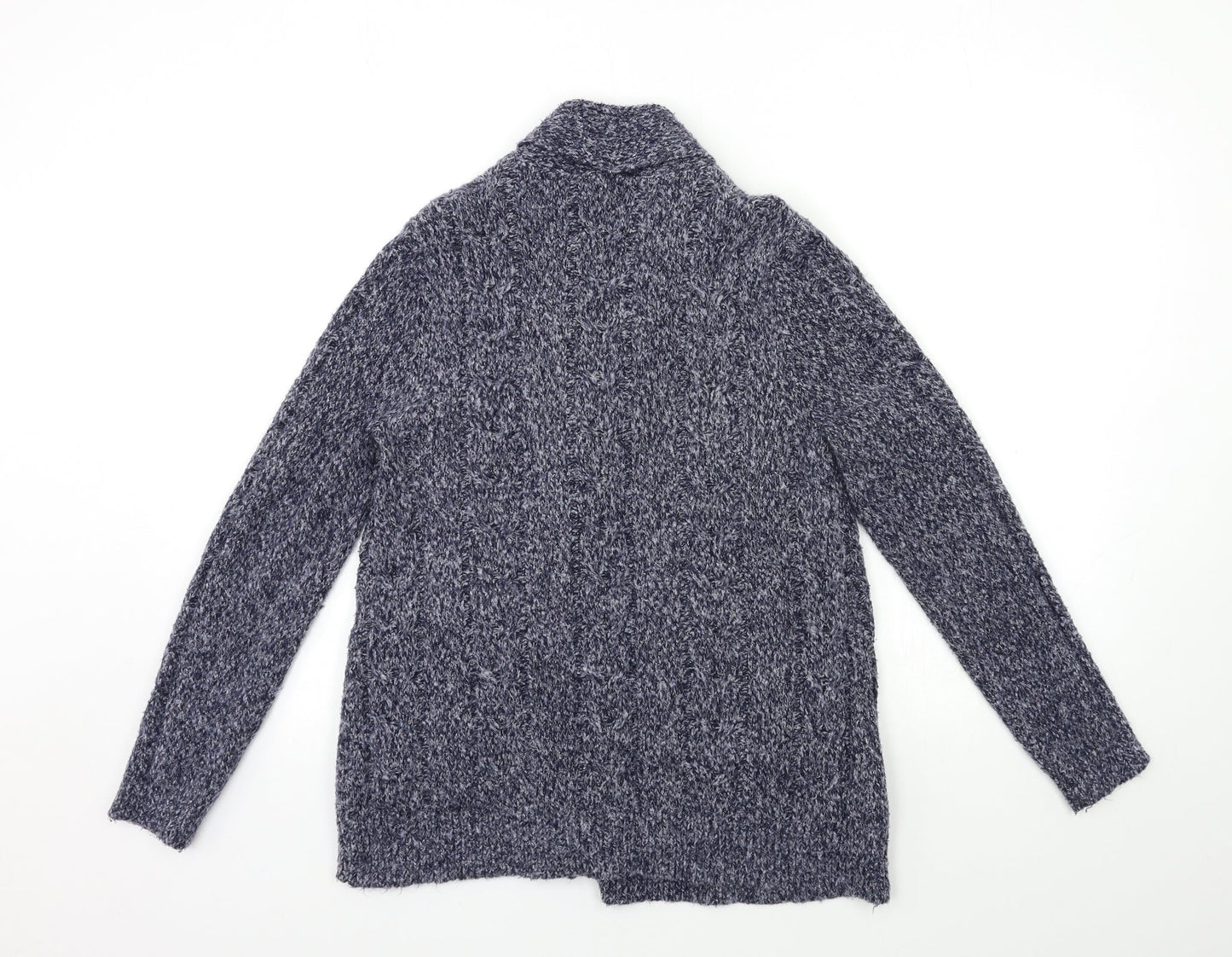 Womens UK Size 10 Maine Blue Cardigan Jumper