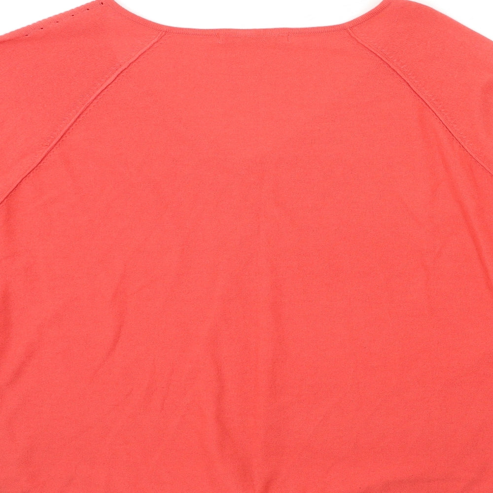 George Womens Pink  Knit Pullover Jumper Size 18